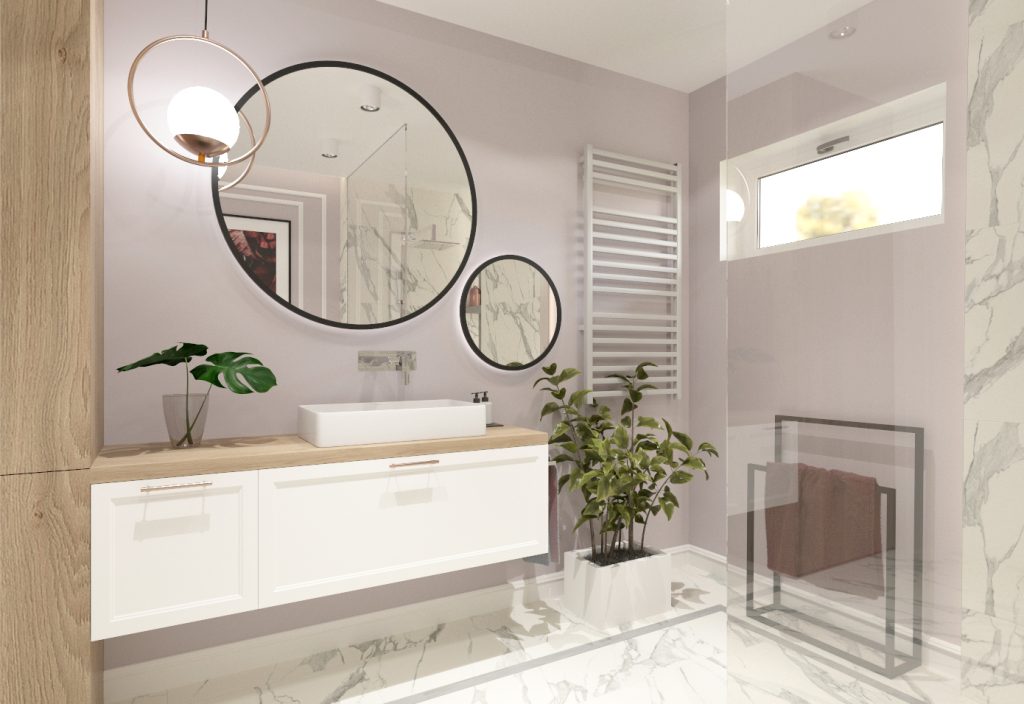 oświetlenie w łazience